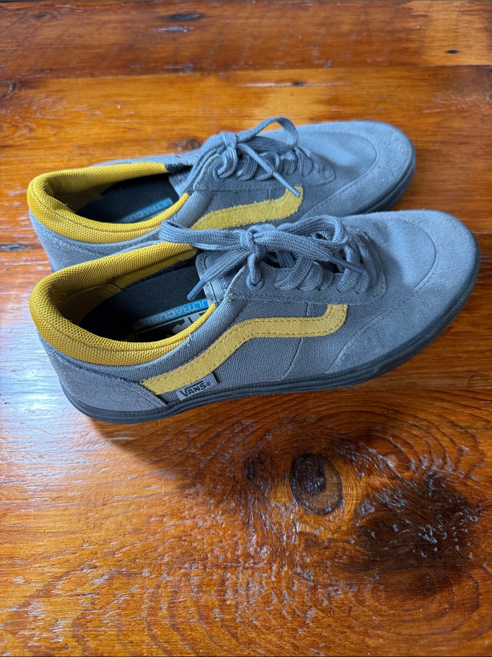 Vans Gilbert Crocket Ultracush Pro Gray Mustard Men’s 6.5